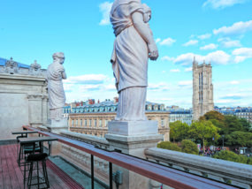 Terrasse Nijinski, retour des sculptures allégoriques