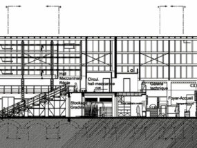 Coupe longitudinale – Document © Atelier Fabre/Speller